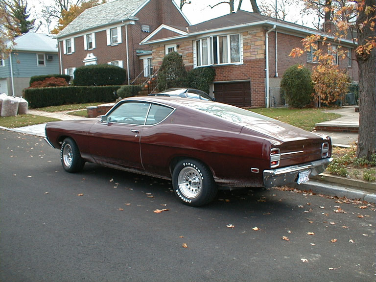 69 torino left rear